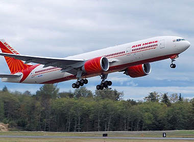 Mumbai-bound Air India flight returns to Newark airport after engine catches fire